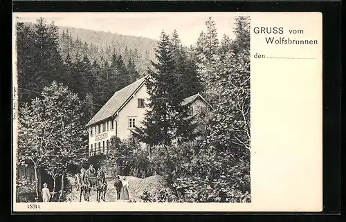 AK Seebach, Gasthaus & Pension Wolfsbrunnen und Mummelsee