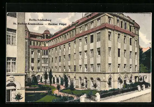 AK Berlin-Schöneberg, St. Norbert-Krankenhaus, Rechter Flügel