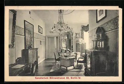 AK Berlin-Schöneberg, Sanatorium Bülowstrasse 22