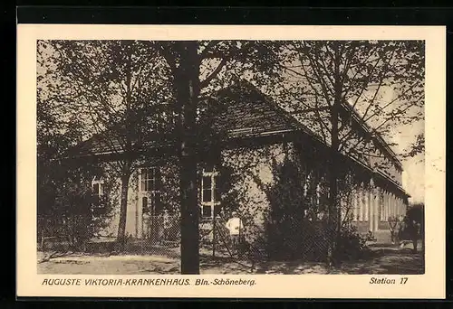 AK Berlin-Schöneberg, Auguste Viktoria-Krankenhaus, Station 17