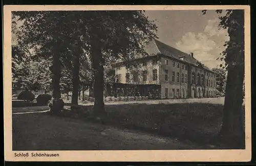 AK Berlin-Niederschönhausen, Blick zum Schloss Schönhausen