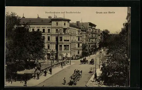 AK Berlin-Tiergarten, Bendlerstrasse und Bendlerbrücke