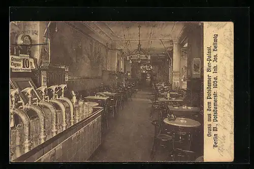 AK Berlin-Tiergarten, Potsdamer Bier-Palast, Potsdamerstrasse 105a