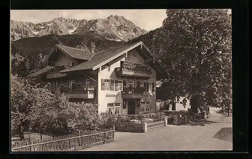 AK Partenkirchen, Gasthof zur Linde