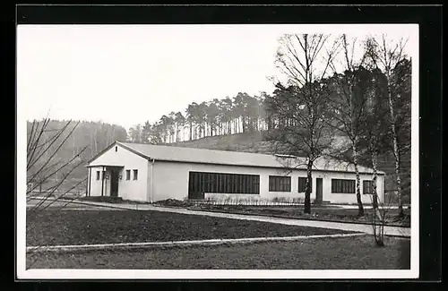 Foto-AK Berlin-Grunewald, Landschulheim am Postfenn