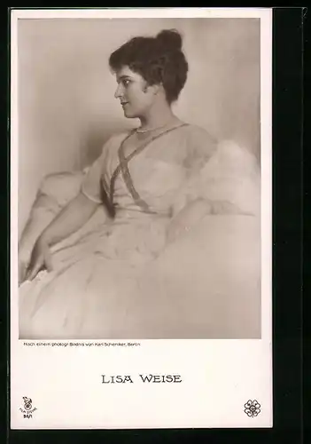 AK Schauspielerin Lisa Weise vom Seitenprofil