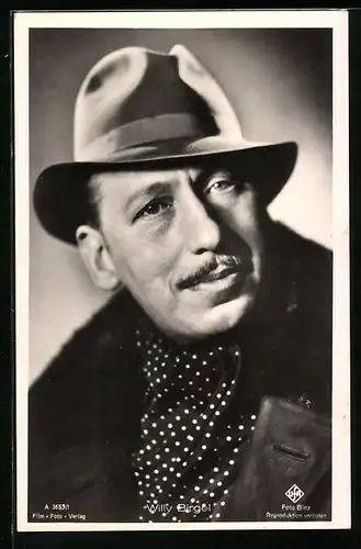 AK Schauspieler Willy Birgel mit Hut