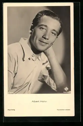AK Schauspieler Albert Hehn mit freundlichem Lächeln