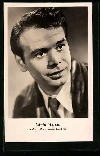 AK Schauspieler Edwin Marian im Film Carola Lamberti