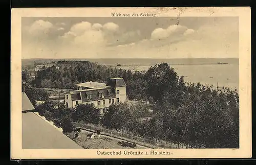 AK Grömitz i. Holstein, Blick von der Seeburg