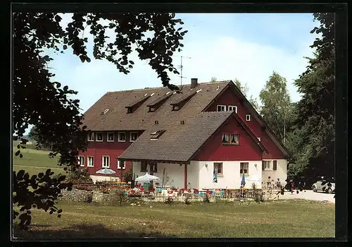 AK Lenningen-Schopfloch, Hrapprechthaus im Sommer