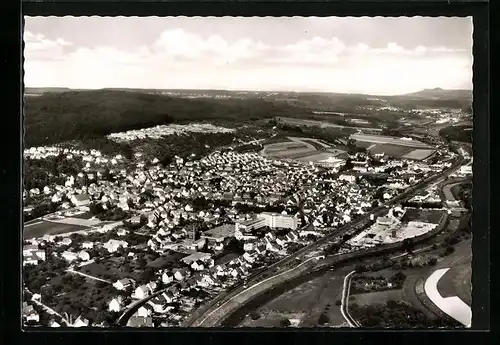 AK Reichenbach /Fils, Fliegeraufnahme vom Ort