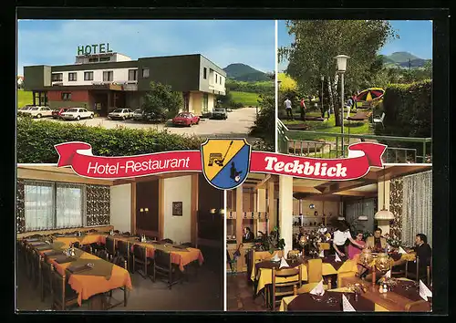 AK Dettingen /Teck, Hotel-Restaurant Teckblick