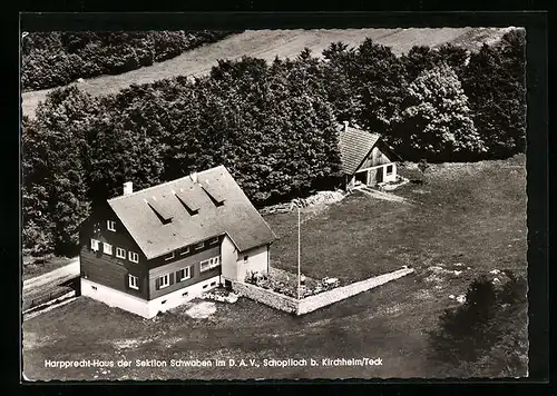AK Schopfloch b. Kirchheim, Harpprecht-Haus der Sektion Schwaben im D. A. V.