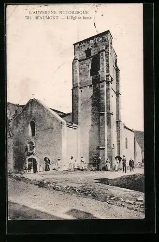 AK Beaumont, L`Eglise basse