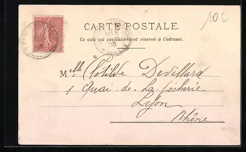 AK Saint-Marcel-d`Ardèche, Entrée côte St-Just