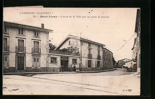 AK Saint-Péray, Entrée de la Ville par la route de Cornas