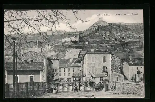 AK Le Teil, Avenue du Pont