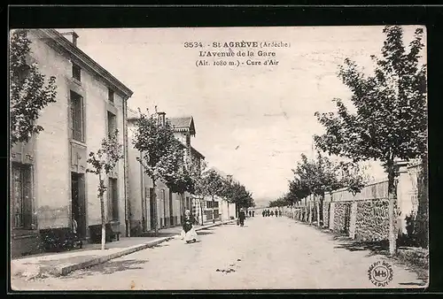AK St. Agrève, L`Avenue de la Gare