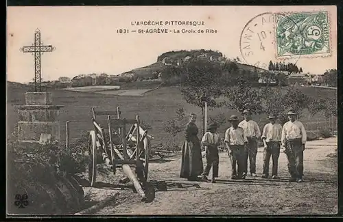 AK St-Agrève, La Croix de Ribe