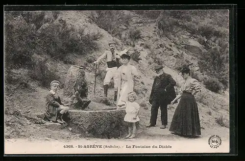 AK St-Agrève, La Fontaine du Diable