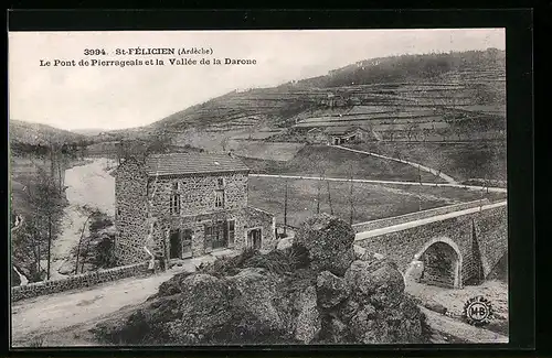 AK St-Félicien, Le Pont de Pierrageais et la Vallée de la Darone