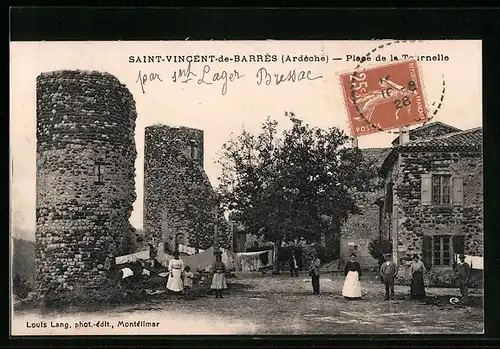 AK Saint-Vincent-de-Barrès, Place de la Tournelle