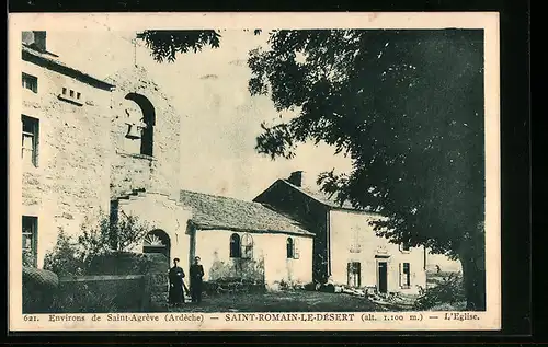 AK Saint-Romain-le-Désert, L`Eglise