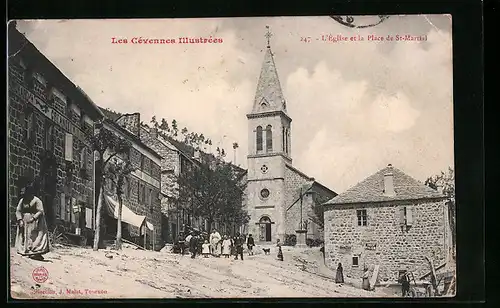 AK St-Martial, L`Eglise et la Place