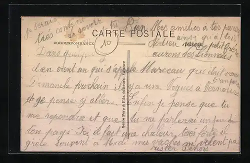 AK Vernoux, Route de Sagnelaides