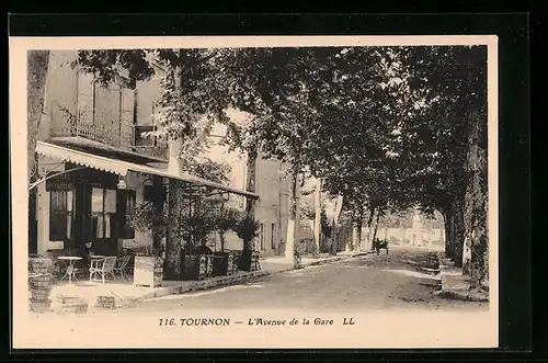 AK Tournon, L`Avenue de la Gare