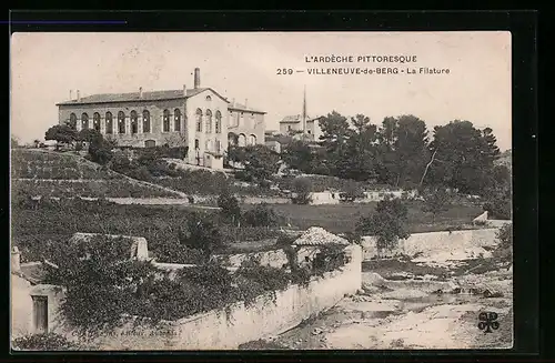 AK Villeneuve-de-Berg, La Filature