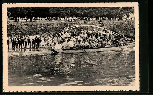 AK Tournon-sur-Rhone, Les Joutes dans le bassin nautique du Deux