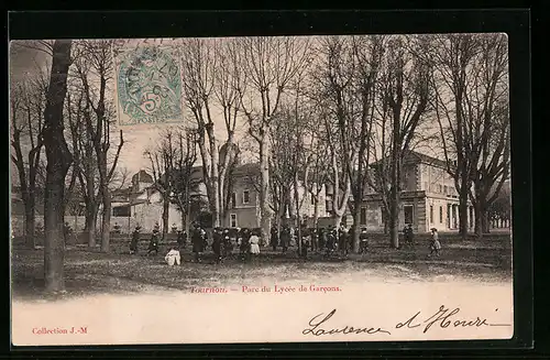 AK Tournon, Parc du Lycée de Garcons