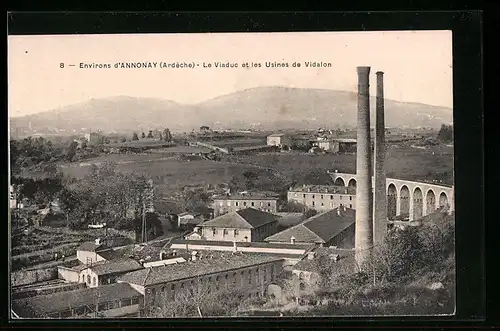 AK Vidalon, Le Viaduc et les Usines