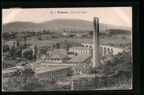 AK Vidalon, Usine de Pupil