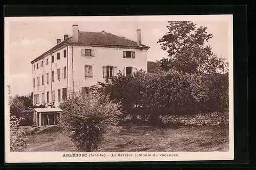 AK Arlebosc, Le Sarzier (colonie de vacances)