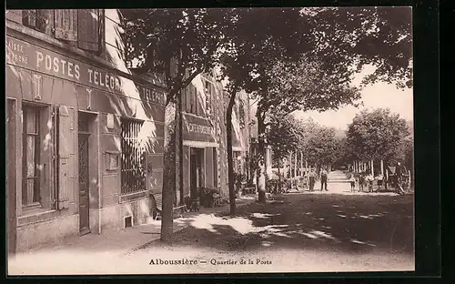 AK Alboussière, Quartier de la Poste