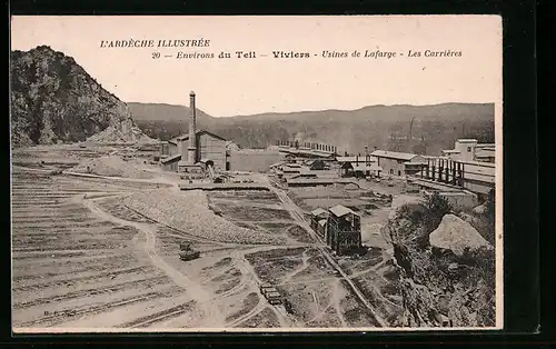 AK Viviers, Usines de Lafarge, Les Carrières