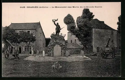 AK Issarlès, Le Monument aux Morts de la Grande Guerre