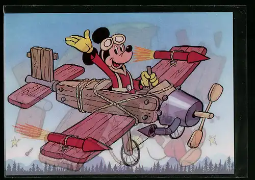 3D-AK Mickeys Flugzeug, Bruchlandung