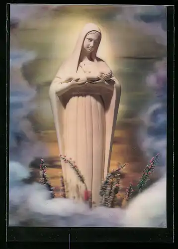 3D-AK Our Lady, Marienstatue mit Kind
