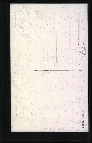 Künstler-AK Brüder Kohn (B.K.W.I) Nr.155-4: Abschiedsgespräch zwischen dem Ehepaar