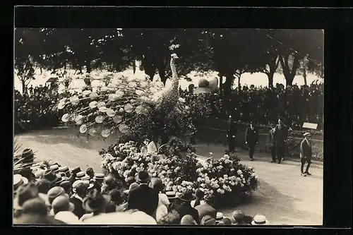 AK Montreux, Fête des Narcisses, Blumenpfau