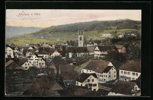 AK Affoltern a. Albis, Gesamtansicht des Ortes