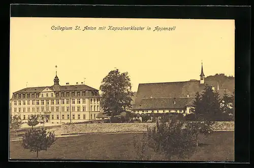 AK Appenzell, Collegium St. Anton mit Kapuzinerkloster