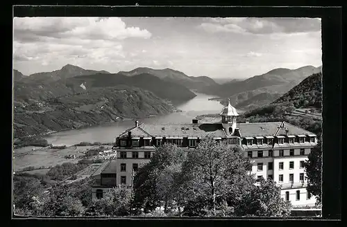AK Cademario, Vista dal Kurhaus Cademario sul Lago di Lugano