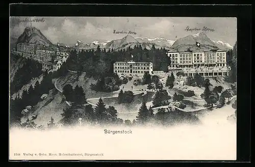 AK Bürgenstock, Hotels und Berge