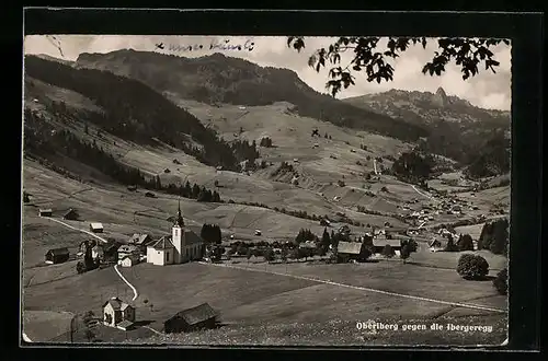 AK Oberiberg, Ortsansicht mit Ibergeregg