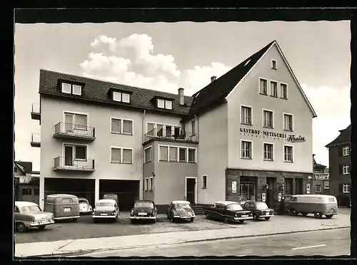 AK Heilbronn a. N., Gasthof Kraiss, Inh. Walter Kraiss, Urbanstrasse 13